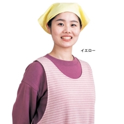 ◎スポッとかぶれる三角巾２枚セット（無地）