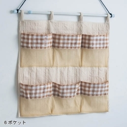◎連絡帳がぴったり入るウォールポケット（メッシュタイプ・６ポケット、6ポケットスリム）　※在庫限り