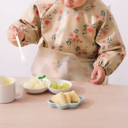 袖ありお食事エプロン