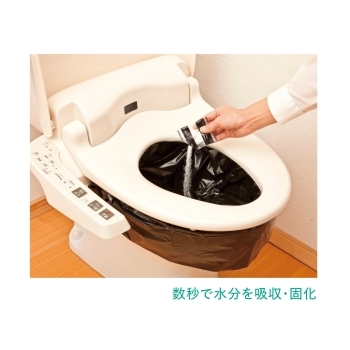トイレ用凝固剤　100回分（袋付き）